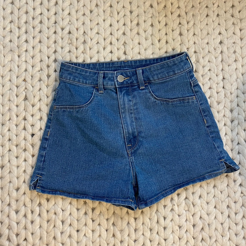 H&M High Waisted Denim Shorts